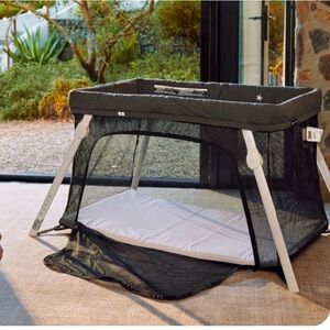 Guava Lotus travel pack and play.  Wonderful pack and play.